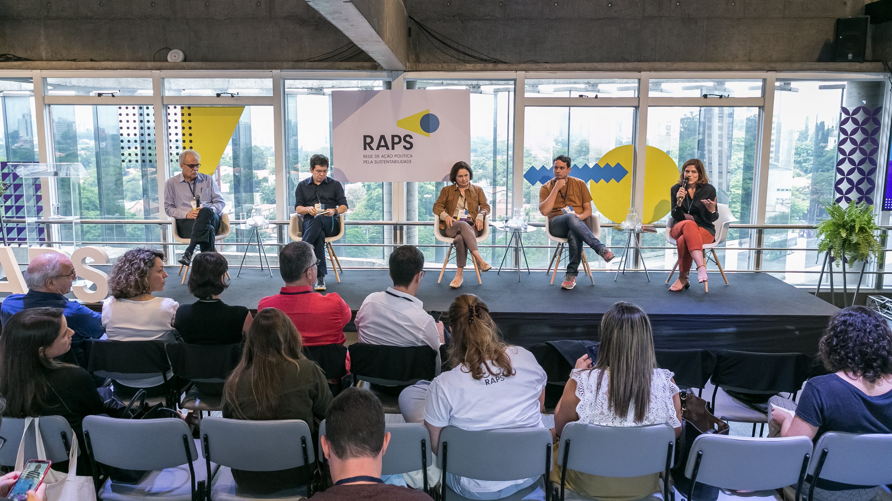 Painel “Os tempos mudaram: como transformar as mudanças climáticas em oportunidades econômicas para um desenvolvimento sustentável?”, no Encontro Anual RAPS 2019