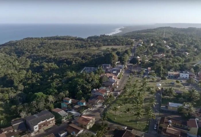 vista aérea de Serra Grande, na Bahia