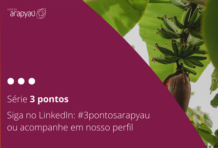 #3pontosArapyaú: série de vídeos no LinkedIn quer ampliar conexões entre redes através do conhecimento